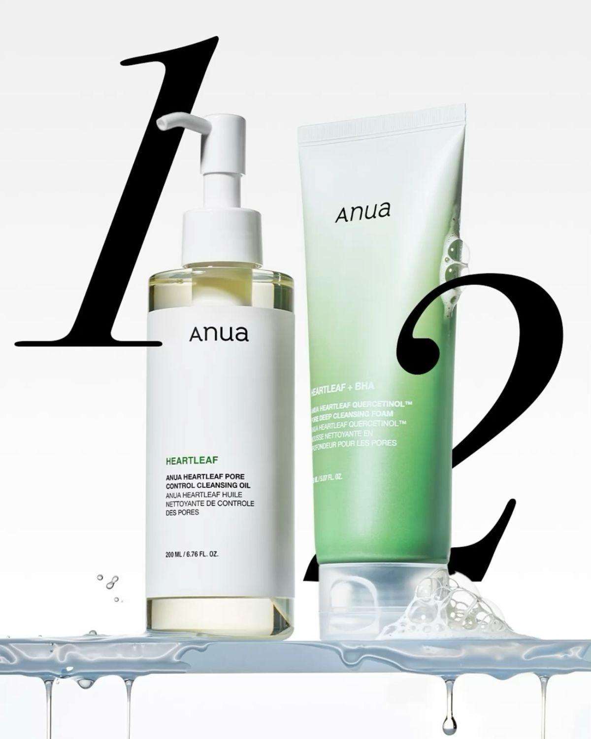 Anua Blackhead Cleansing Oil + Face Wash